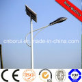 Europäische Aussehen Patent 120W IP66 SMD &amp; COB LED Solarstraßenlaterne 115lm / W TUV-GS SAA CB 5 Jahre Garantie